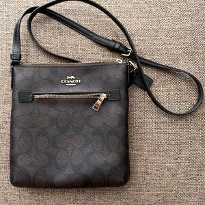 COACH crossbody bag brown/black